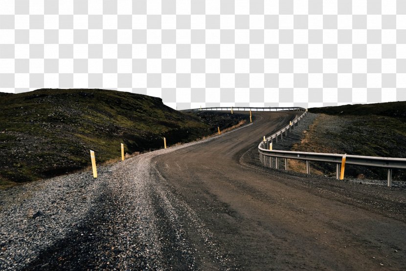 Road Asphalt Surface Thoroughfare Infrastructure - Landscape Lane Transparent PNG