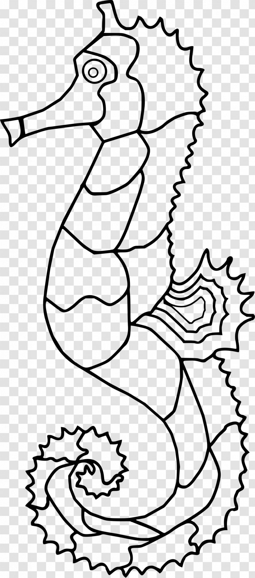 Hippocampus Kuda Long-snouted Seahorse Thanksgiving Math Pets Coloring Book - Plant Transparent PNG