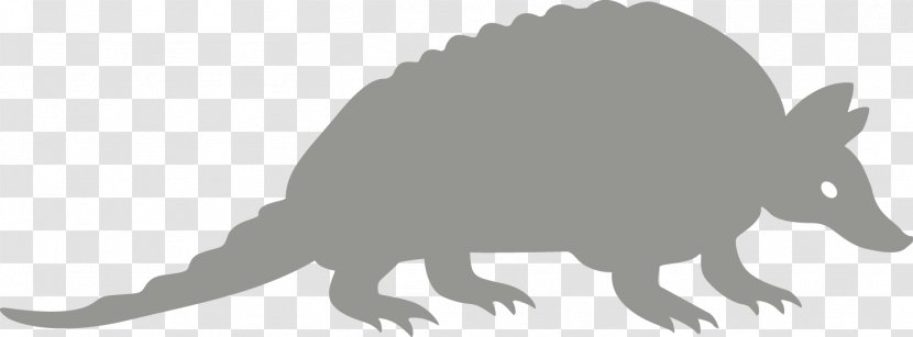 Tyrannosaurus Cartoon Silhouette White Snout - Carnivora Transparent PNG