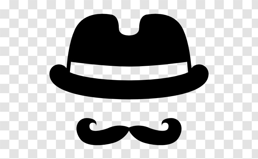 Moustache Hair Fedora - Face - Moustaches Transparent PNG