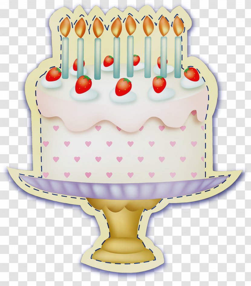 Cake Happy Birthday - Decorating - Royal Icing Cuisine Transparent PNG
