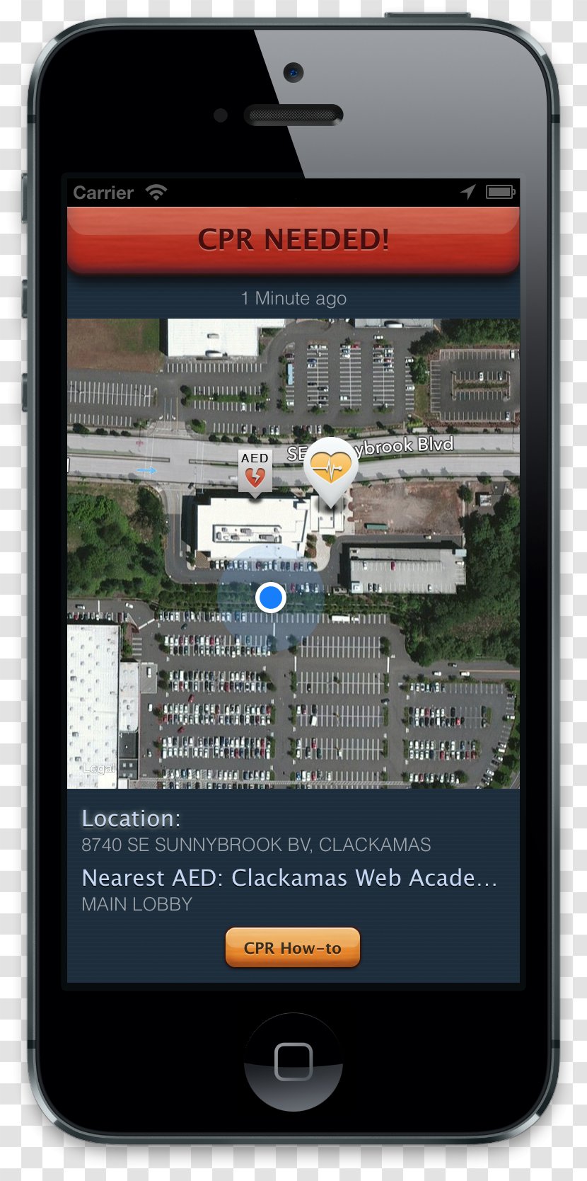 PulsePoint Cardiopulmonary Resuscitation Smartphone Emergency Medical Services - Pulsepoint Transparent PNG