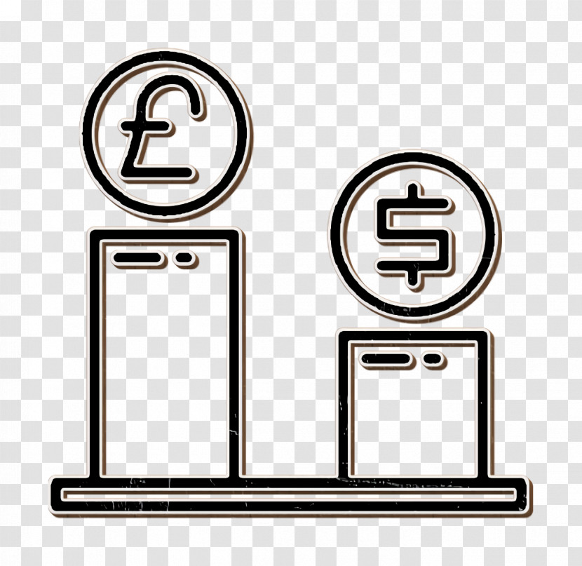 Exchange Icon Money Funding Icon Pound Icon Transparent PNG