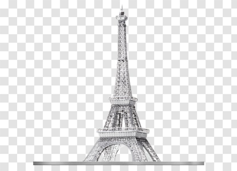 Eiffel Tower Big Ben Chrysler Building Puzz 3D Metal - Laser Cutting Transparent PNG