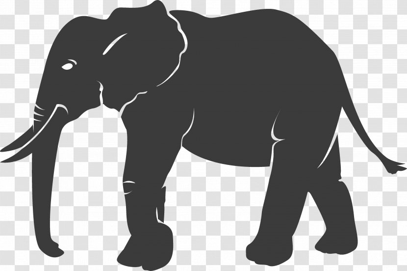 Indian Elephant African Cattle Mammal - Prints Transparent PNG