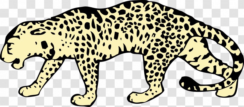 Amur Leopard Felidae Cheetah Snow Clip Art - Big Cat - File Transparent PNG