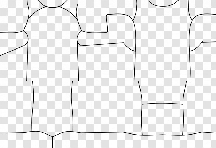 Drawing Monochrome Line Art - Flower - Bump Stitching Transparent PNG