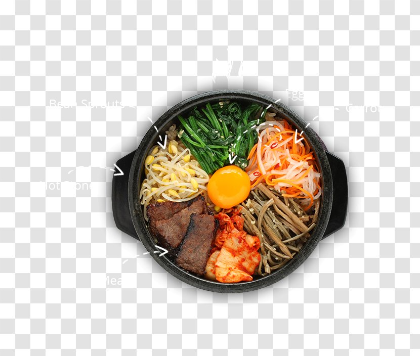 Bibimbap Korean Cuisine Barbecue Galbi Dolsot - Food Transparent PNG