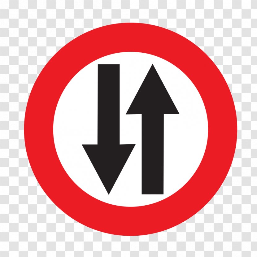 Traffic Sign Road Two-way Street - Oneway Transparent PNG