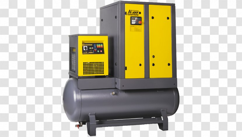 Rotary-screw Compressor Pump Abrasive Blasting Compressed Air - Cylinder - Electric Generator Transparent PNG