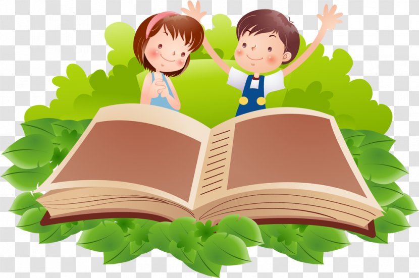 Child Reading Book - Happy Learning Transparent PNG