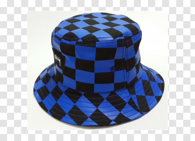 Fedora Cobalt Blue - Bucket Hat Transparent PNG