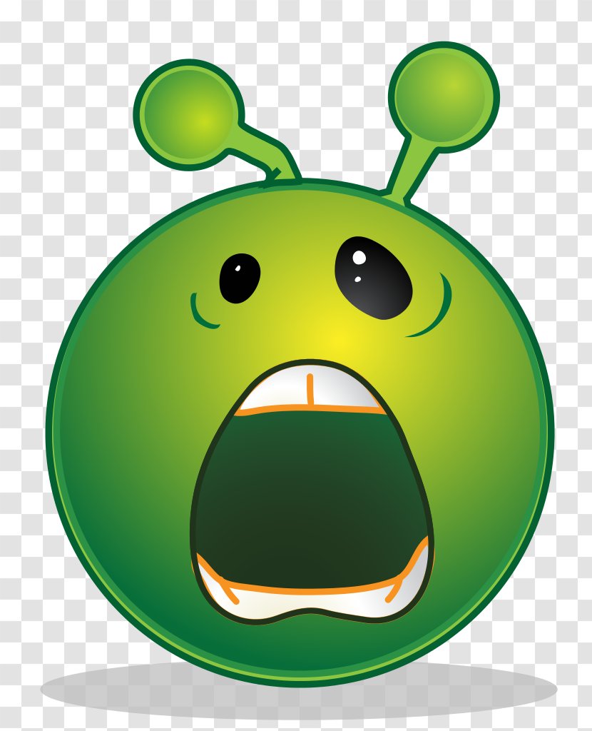 Emoticon Smiley Ellen Ripley Clip Art - Green Face Transparent PNG
