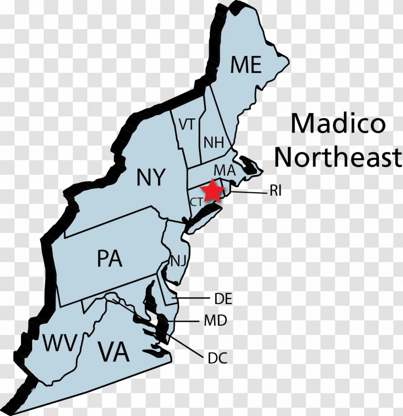 East Coast Of The United States Washington, D.C. Eastern Maryland Map