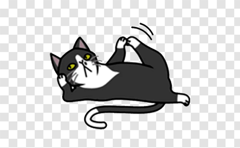 Whiskers Sticker Domestic Short-haired Cat Abdominal Exercise - Paw Transparent PNG
