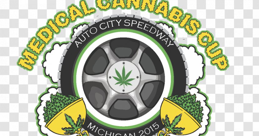 Tire Logo Cannabis Sativa Rim Green - Automotive Transparent PNG