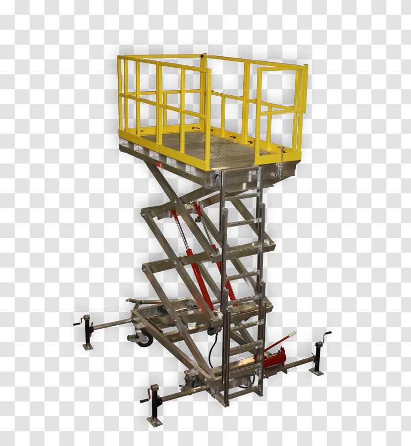 Aircraft Maintenance Machine Elevator - Industrial Worker Transparent PNG