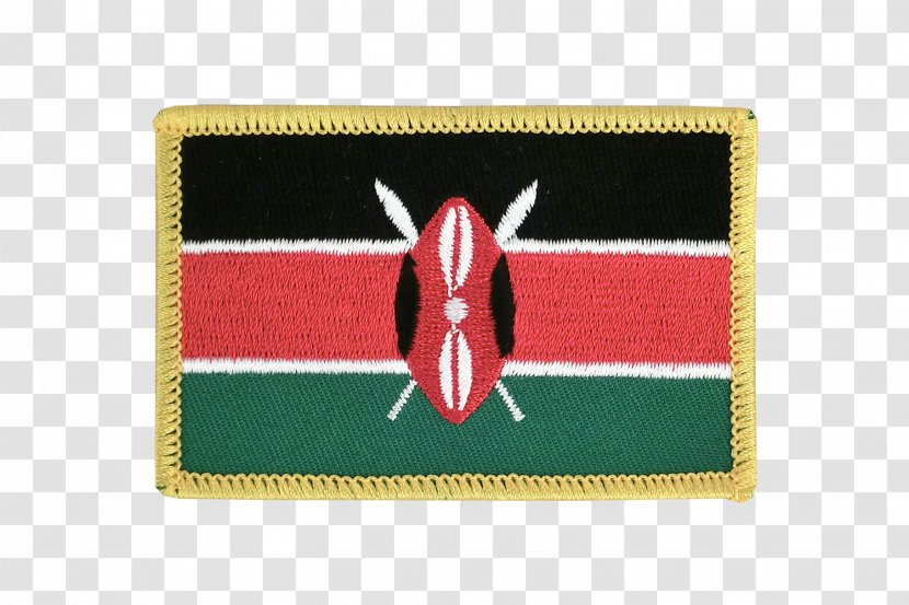 Flag Of Kenya Embroidered Patch - Australia Transparent PNG