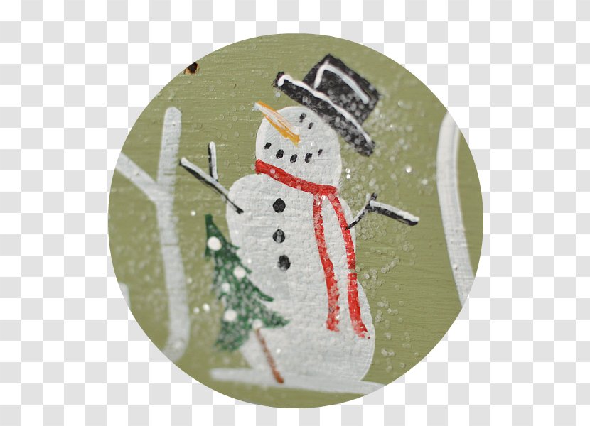 Snowman - Christmas Ornament - Hand Painted House Transparent PNG