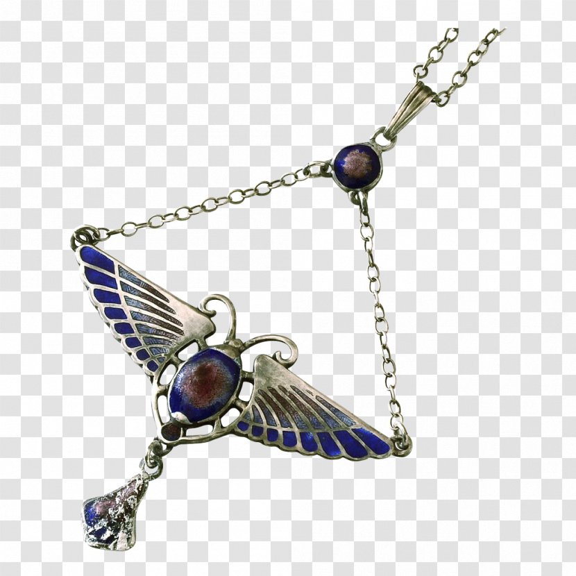 Pendant Necklace Jewellery Cobalt Blue - Body Transparent PNG