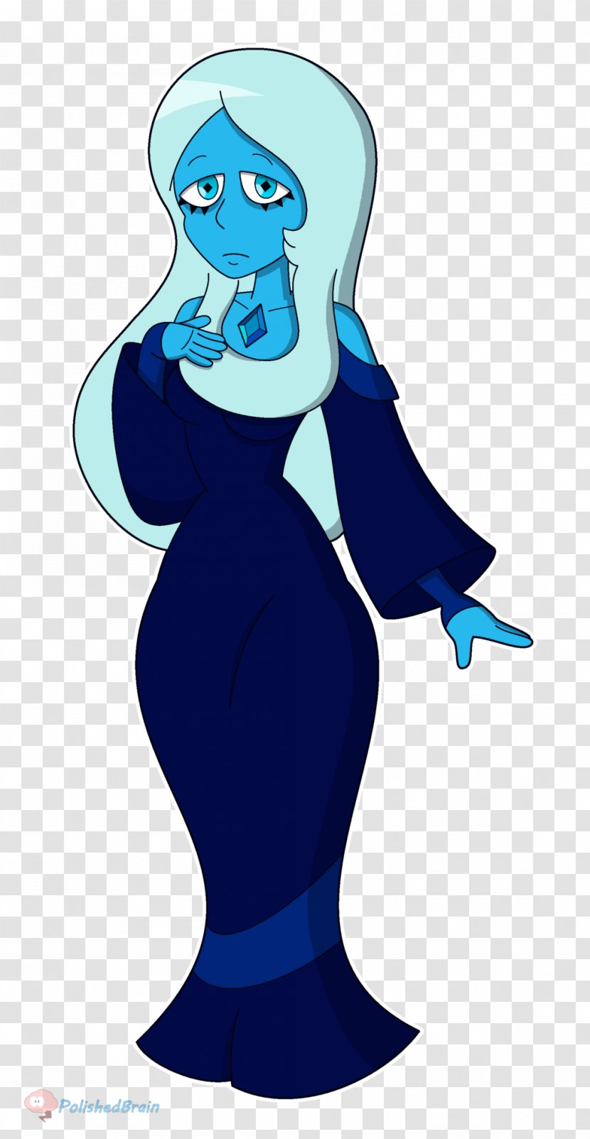 DeviantArt Art Museum Artist - Standing - Blue Diamond Steven Universe Transparent PNG