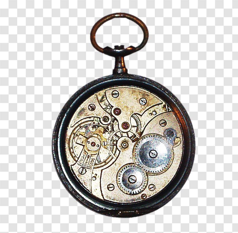 Clock Pocket Watch Time Gear - History - Pretty Creative Metal Transparent PNG