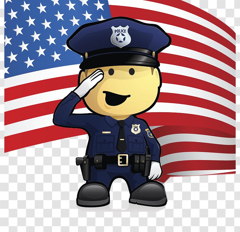 United States Police Officer Illustration - Detective - A Man Who Works For His Own Goals Transparent PNG