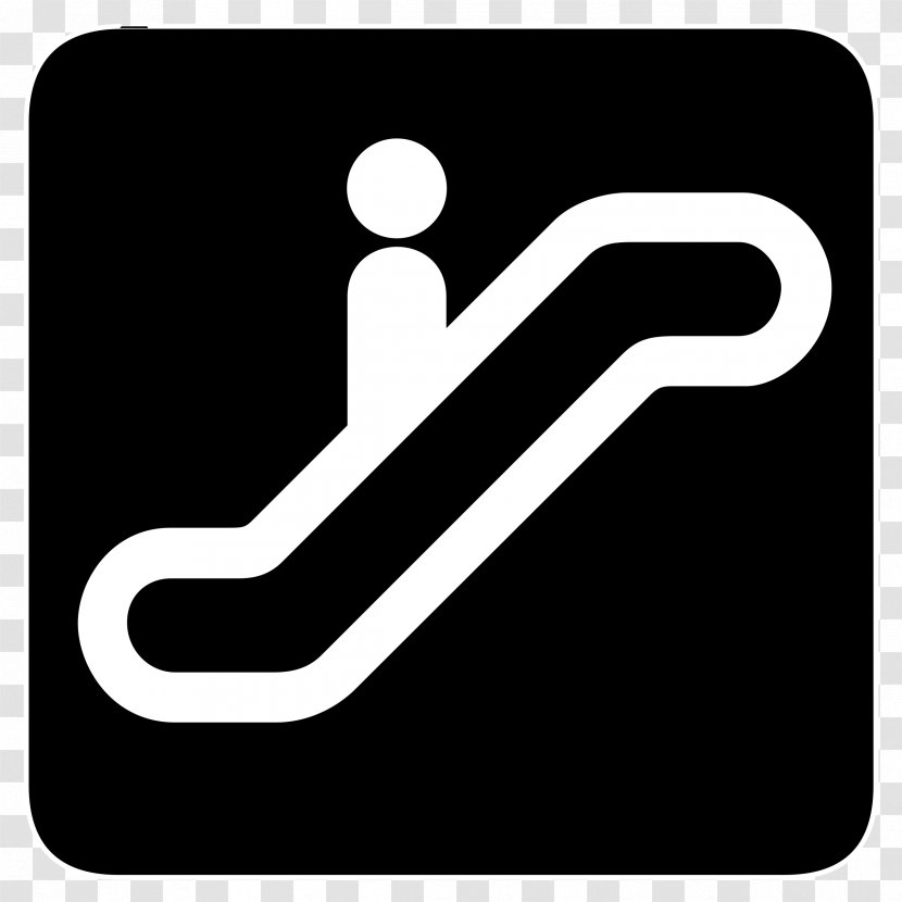 Escalator Sign Stairs Symbol - Area Transparent PNG