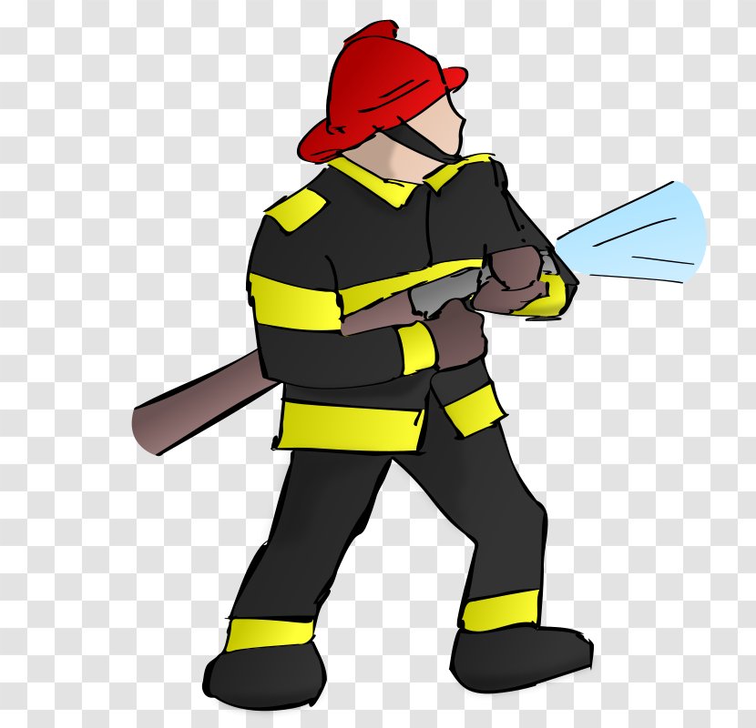 Firefighter Fire Department Firefighting Clip Art - Fictional Character - Fireman Transparent PNG