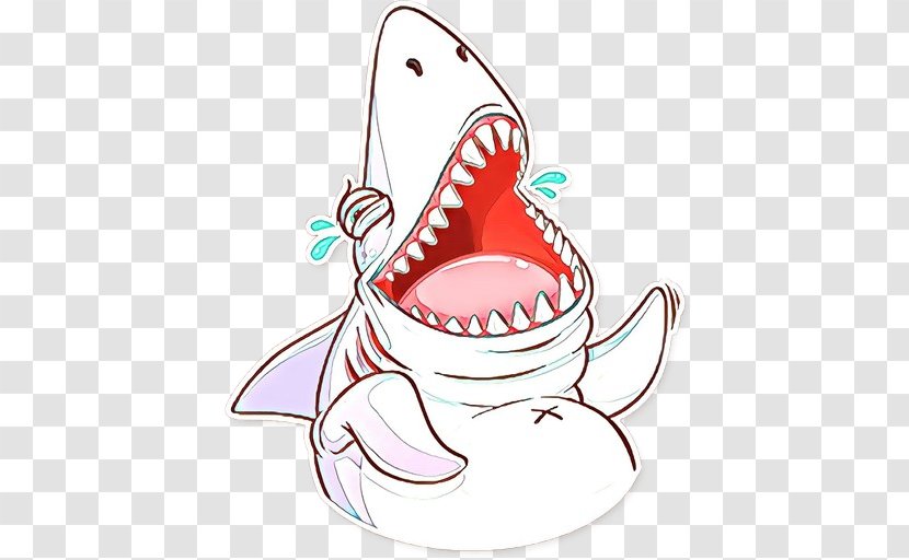 Great White Shark Background - Telegram - Smile Lamniformes Transparent PNG