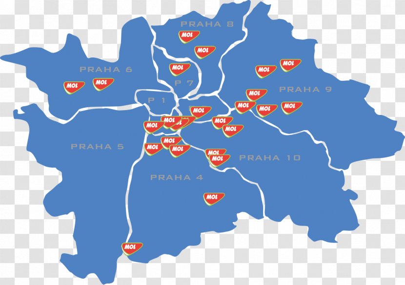 Prague 5 JVS GROUP 4 Map Chodov Transparent PNG