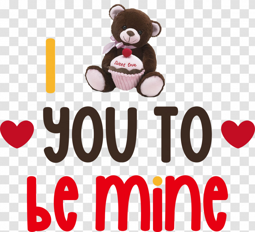 I Love You Be Mine Valentines Day Quote Transparent PNG
