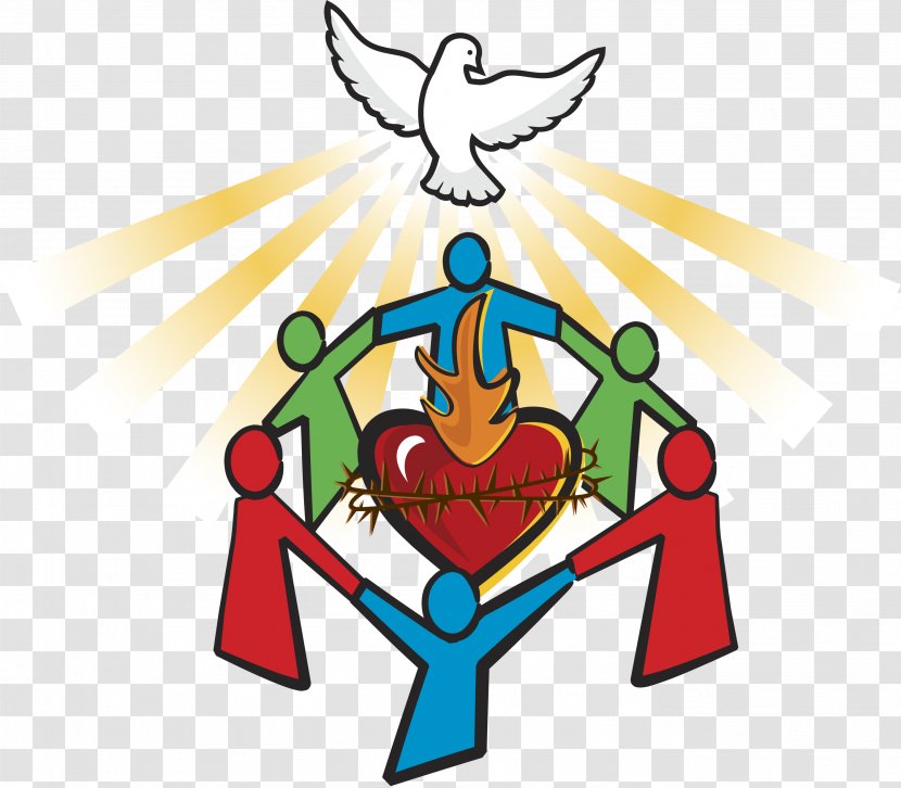 Sacred Heart Family Question - Frame - Medio Corazon Transparent PNG