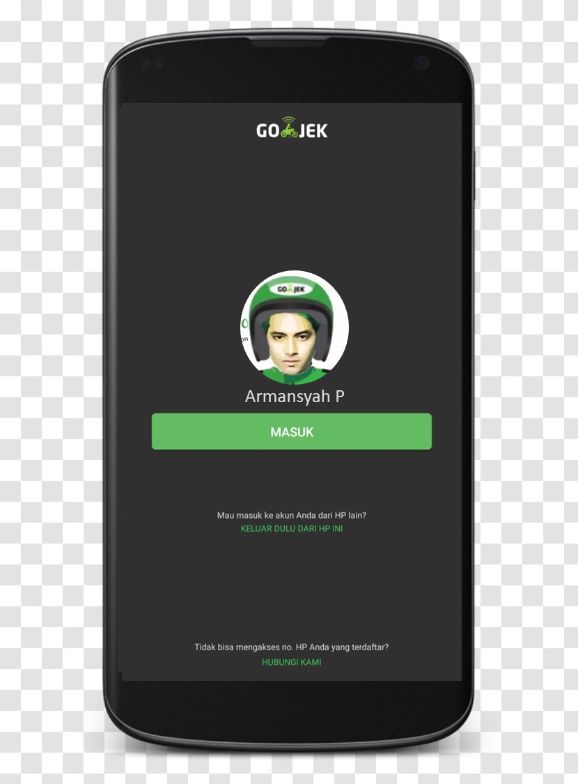 Layanan Driver Gojek Password Smartphone Go-Jek Login - Go Jek Transparent PNG