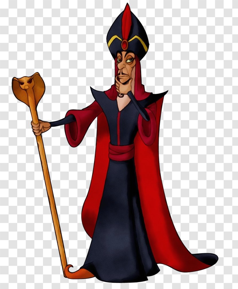 Jafar Iago Aladdin Villain - Magician Transparent PNG