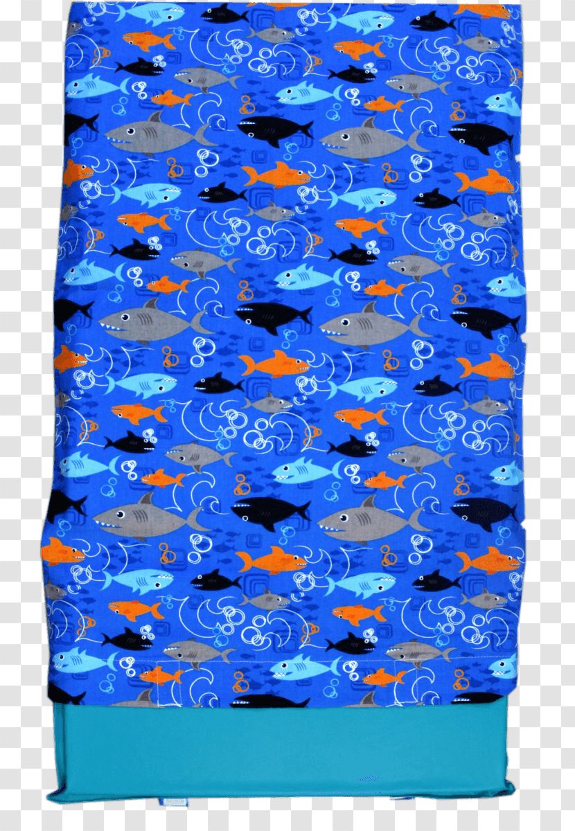 Great White Shark Textile Handbag - Cobalt Blue - Sleeping Mats Transparent PNG