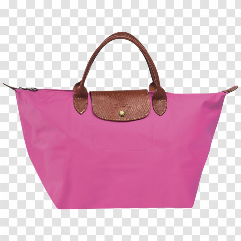 Longchamp Handbag Pliage Snap Fastener - Shoulder Bag Transparent PNG