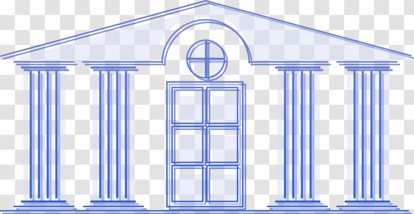 Classical Architecture Window Column Ancient Roman - Brand - Courthouse Banner Transparent PNG
