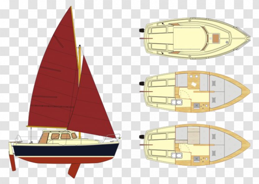 Sailing Ship Sloop Yacht Boat - Jib - Sail Transparent PNG