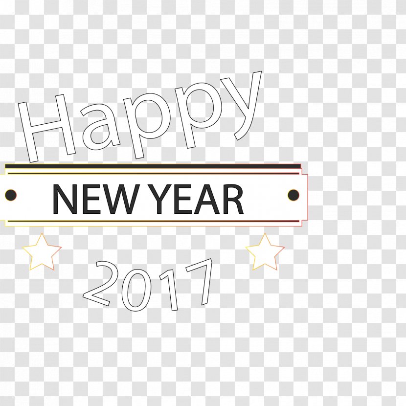 Chinese New Year - White - Happy 2017 Transparent PNG