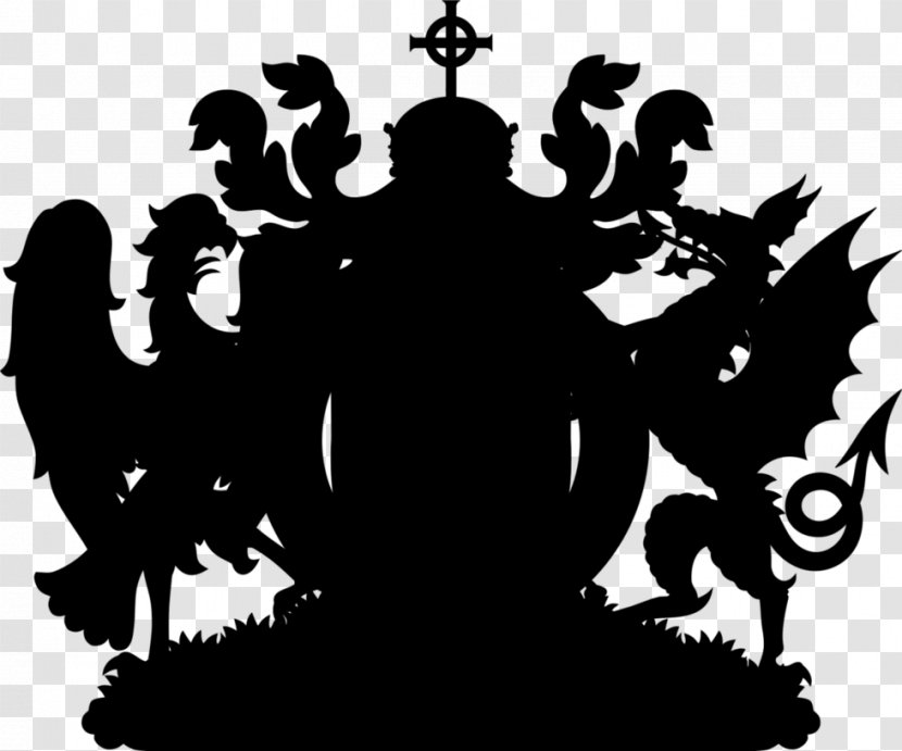 Lion Royal Coat Of Arms The United Kingdom Heraldry Dragon - Art - Supporter Transparent PNG