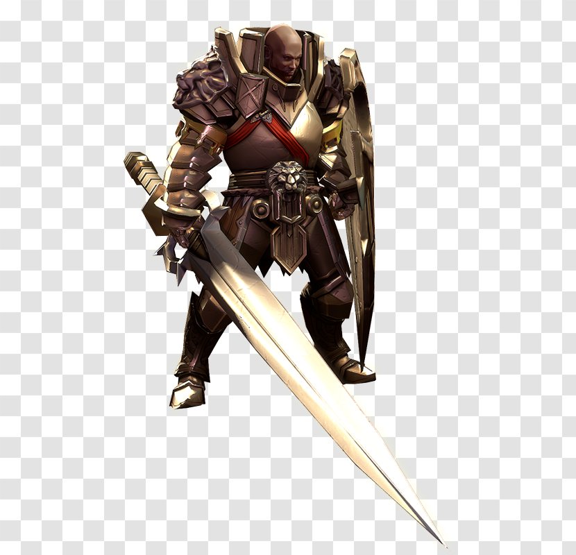 Vainglory Knight Lance Sword League Of Legends - Shield Transparent PNG