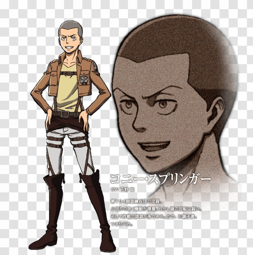 Sasha Braus Jean Kirschtein Attack On Titan Eren Yeager Conny Springer - Heart - Drawing Hairstyle Profiles Transparent PNG