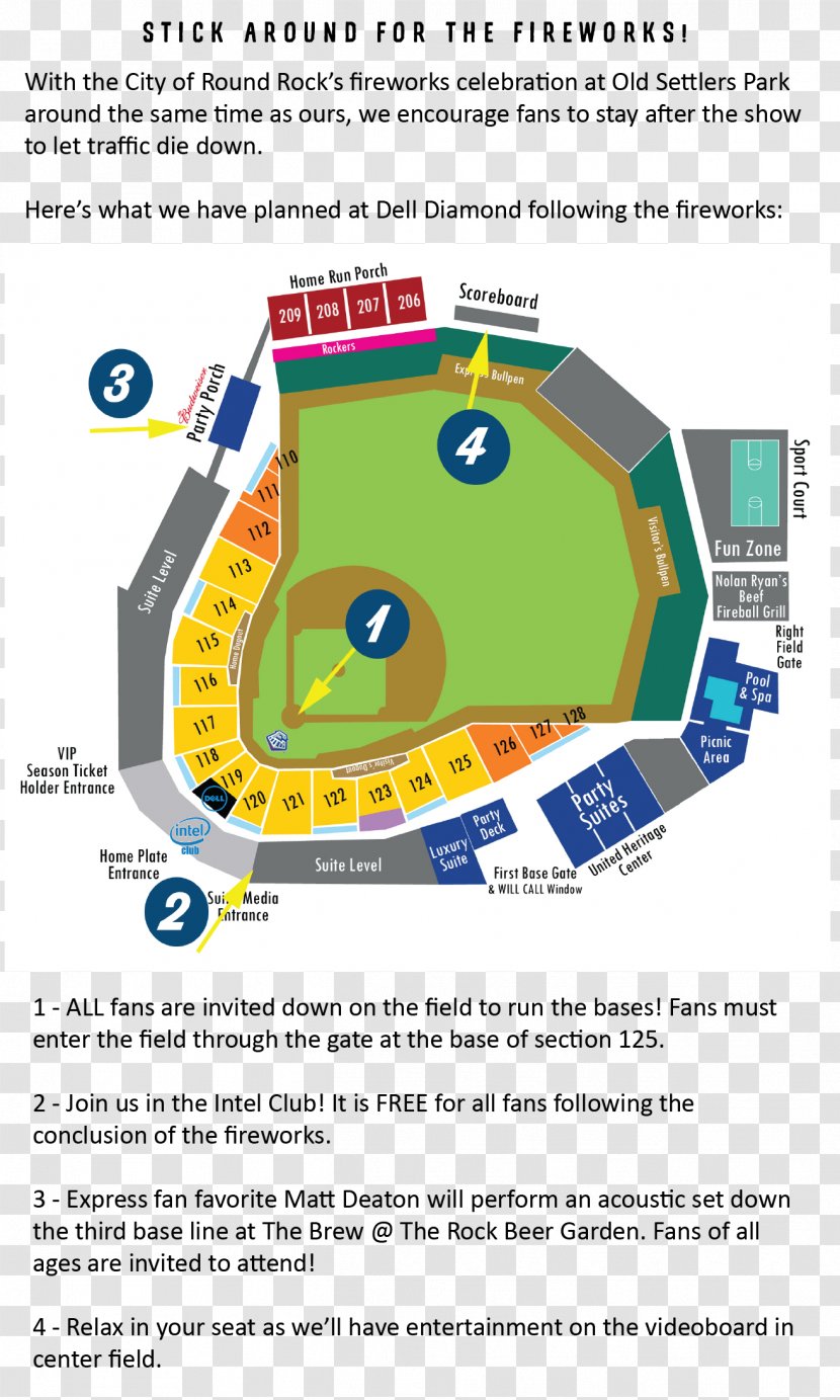 Dell Diamond Round Rock Express Angel Stadium Fenway Park United Center - Baseball Transparent PNG