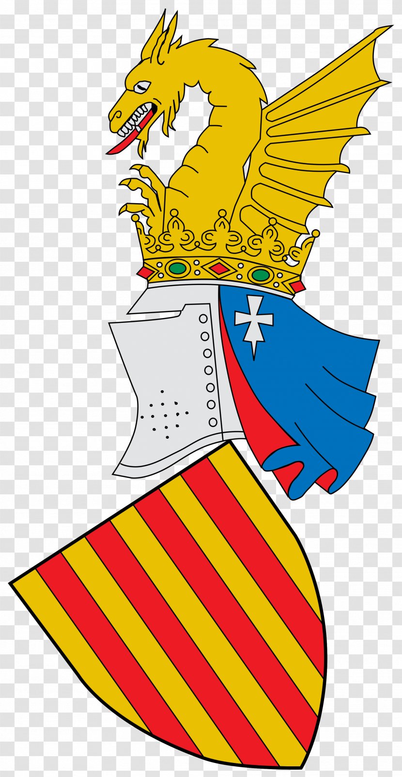 Kingdom Of Valencia Tirant Lo Blanch Coat Arms Escudo Da Comunidade Valenciana - Artwork - Program Ape Transparent PNG