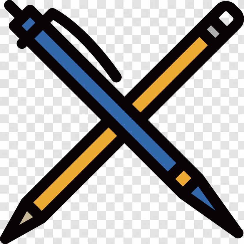 Clip Art - Cartoon - Creative Design Pencil Stationery Vector Diagram Transparent PNG