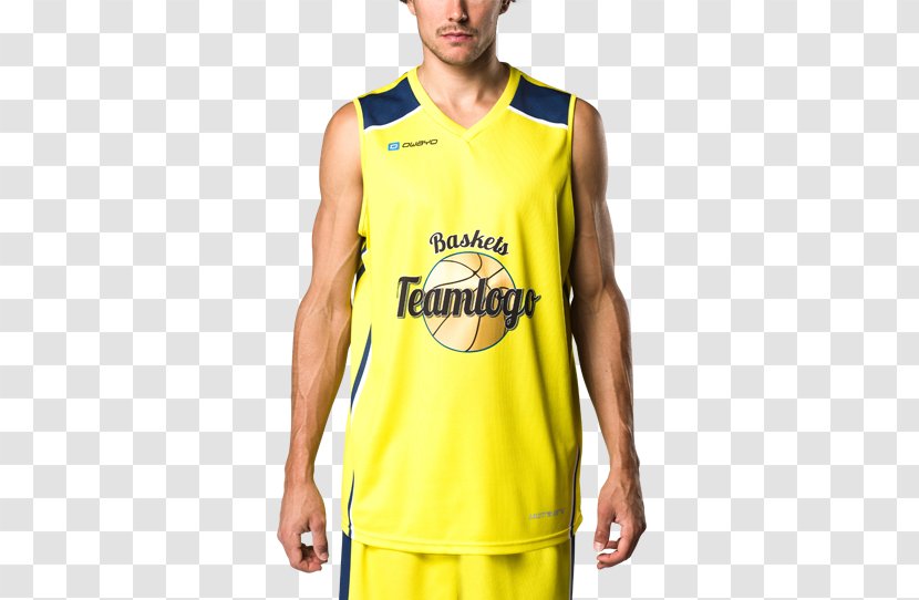 Jersey T-shirt Sleeve Basketball Uniform - Outerwear - Template Transparent PNG