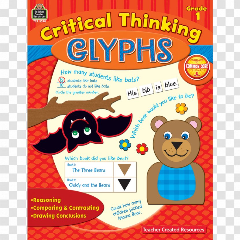 Critical Thinking Glyphs Grade 1 Book Essay Writing - Thought Transparent PNG
