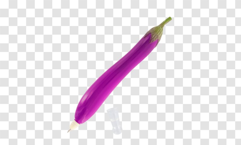 Purple Pen - Expression Eggplant Transparent PNG