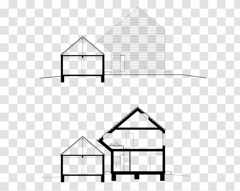 Architecture House Drawing Roof - Architect Transparent PNG
